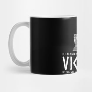 Inspiring Viking Mythology Proverb - Victory Norse God Odin Mug